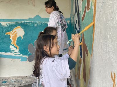 3 fresques colorent l’école Marcel-Pagnol