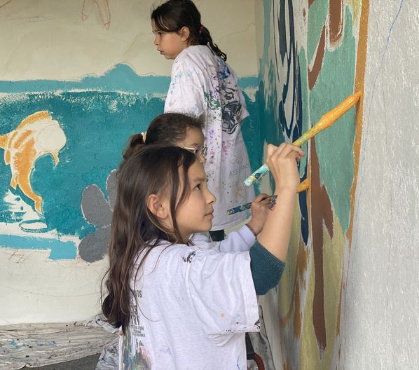 3 fresques colorent l’école Marcel-Pagnol